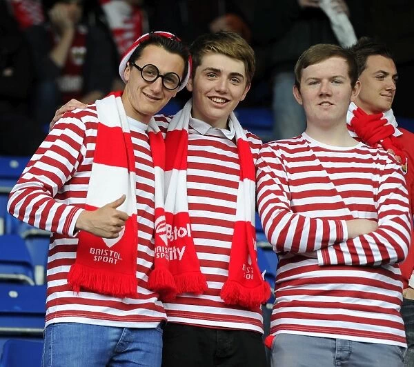 Exuberant Moments: Bristol City Fans at Chesterfield's Proact Stadium (25.04.2015)