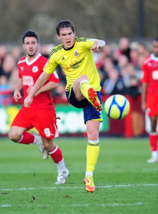 Framed Print : FA Cup: Neil Kilkenny of Bristol City Against Crawley Town, 07 / 01 / 2012 - Editorial Use Only