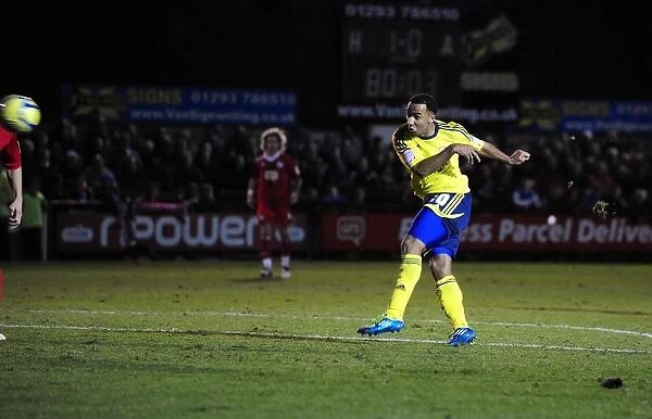 FA Cup: Nicky Maynard's Deflected Shot - Crawley Town vs. Bristol City (07 / 01 / 2012)