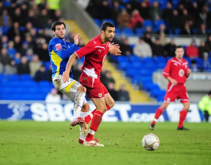 Framed Print : FA Cup Showdown: Bristol City vs. Cardiff City, Season 09-10