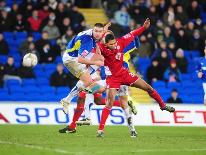Framed Print : FA Cup Showdown: Cardiff City vs. Bristol City, Season 09-10