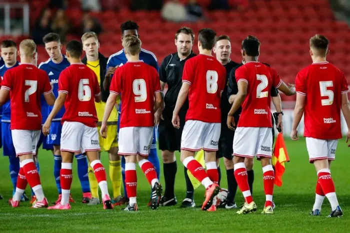 Framed Print : FA Youth Cup Third Round: Battle at Ashton Gate - Bristol City U18s vs. Cardiff City U18s