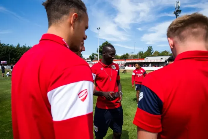 Framed Print : Famara Diedhiou Watches Pre-season Match: Bristol Manor Farm vs. Bristol City, July 2017 Framed Print : Famara Diedhiou Watches Pre-season Match: Bristol Manor Farm vs. Bristol City, July 2017