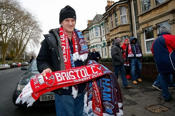 Fan Atmosphere at Ashton Gate: Bristol City vs. West Ham United, FA Cup Fourth Round