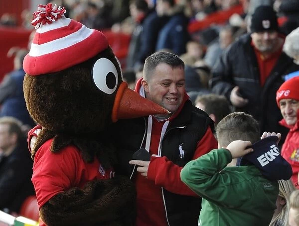 A Fan's Unforgettable Encounter with Scrumpy at Ashton Gate: Bristol City vs Notts County, January 10, 2015