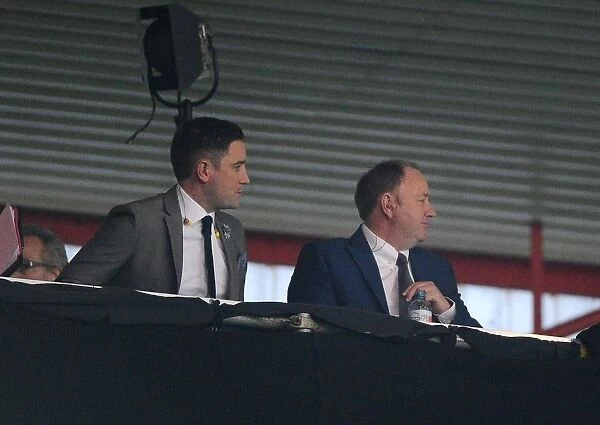 Father-Son Duo: Lee and Gary Johnson Reunited in the Press Box - Bristol City vs Swindon Town, 2015