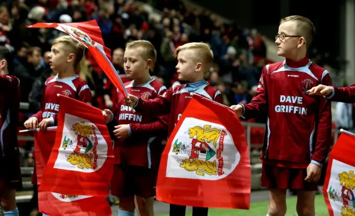 Framed Print : First Half Flag Bearers: Bristol City vs. Norwich City, Sky Bet Championship (Mar. 7, 2017), Ashton Gate, Bristol Framed Print : First Half Flag Bearers: Bristol City vs. Norwich City, Sky Bet Championship (Mar. 7, 2017), Ashton Gate, Bristol