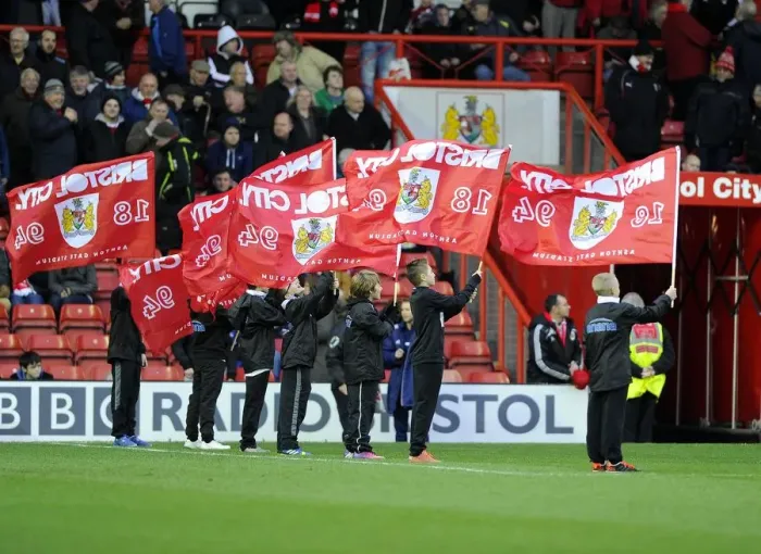 Framed Print : Flag-Waving Frenzy: Bristol City vs Rotherham United, Sky Bet League One (December 14, 2013)