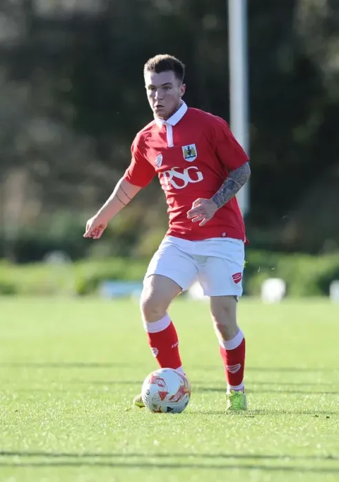 Framed Print : Focus on Jamie Horgan: Training Intensity at Bristol City FC's Youth Development League