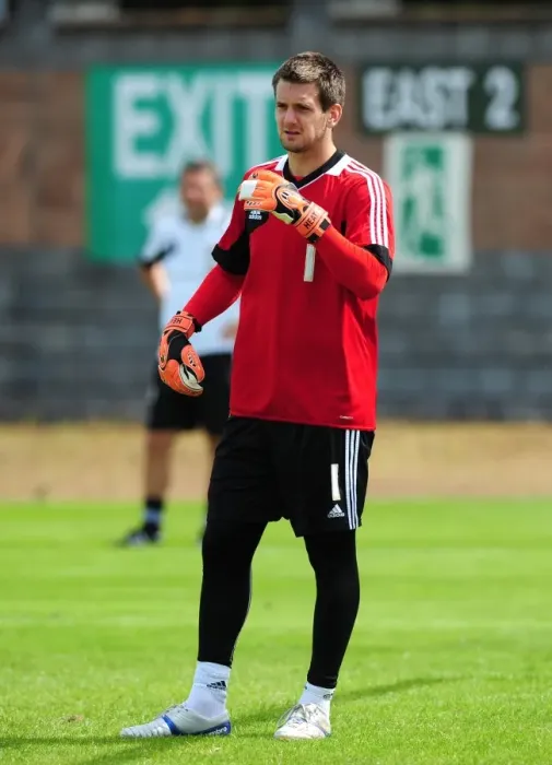 Framed Print : Focused Tom Heaton at Pre-Season Training, July 2012 Framed Print : Focused Tom Heaton at Pre-Season Training, July 2012