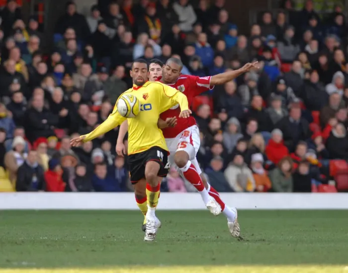 Framed Print : A Football Rivalry: Bristol City vs. Watford - Season 08-09