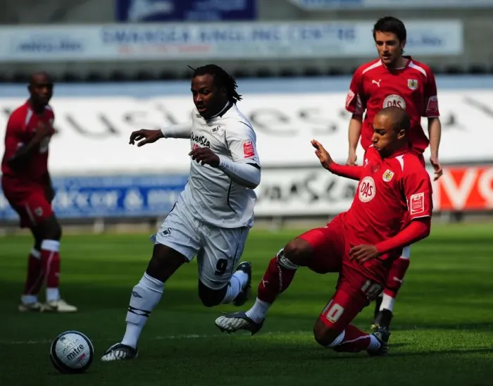 Framed Print : A Football Rivalry: Bristol City vs. Swansea - Season 08-09