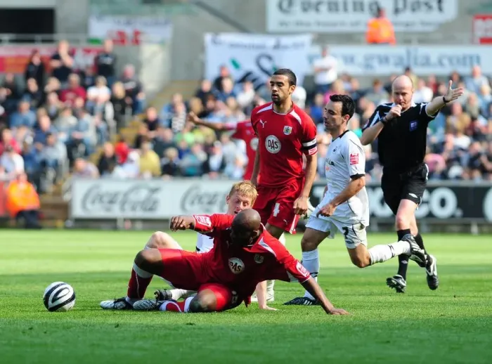 Framed Print : A Football Rivalry: Bristol City vs. Swansea - Season 08-09