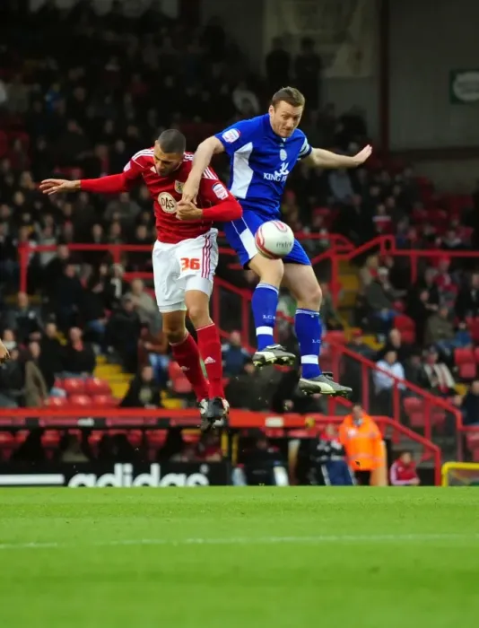 Framed Print : Football Rivalry: Bristol City vs. Leicester City - Season 10-11