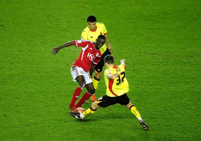 Framed Print : Football Rivalry: Bristol City vs. Watford - Season 11-12