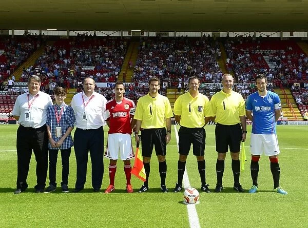 Football Rivalry: Bristol City vs Glasgow Rangers Clash at Ashton Gate Stadium, 2013