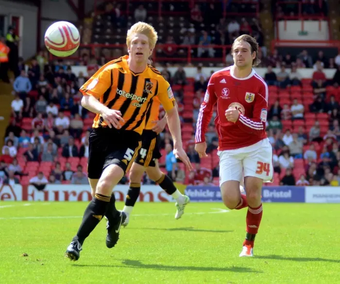 Framed Print : Football Rivalry: Bristol City vs Hull City - Season 10-11
