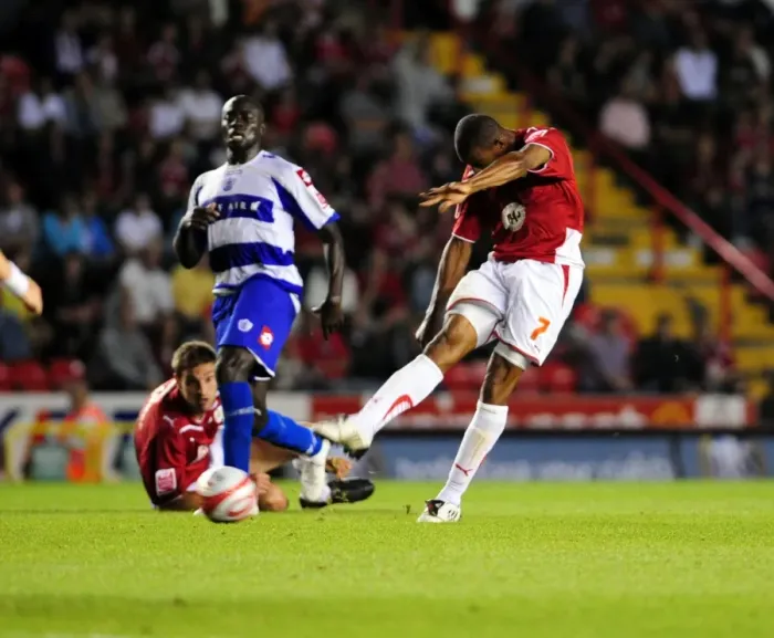 Framed Print : A Football Rivalry: Bristol City vs QPR - Season 09-10