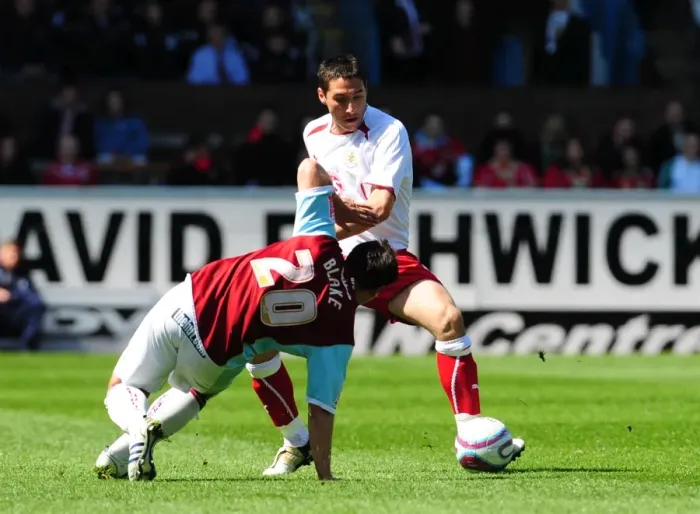 Framed Print : A Football Rivalry: Burnley vs. Bristol City - Season 08-09