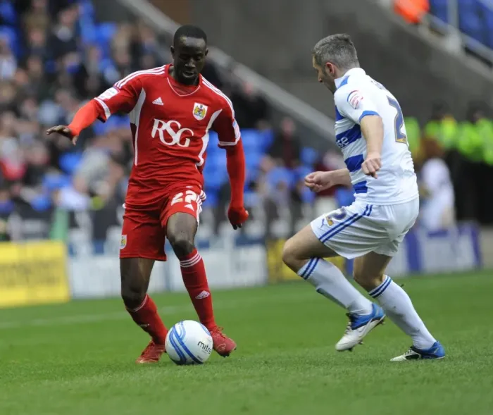 Framed Print : A Football Rivalry: The Clash Between The Royals and The Robins - Reading vs. Bristol City (Season 11-12)