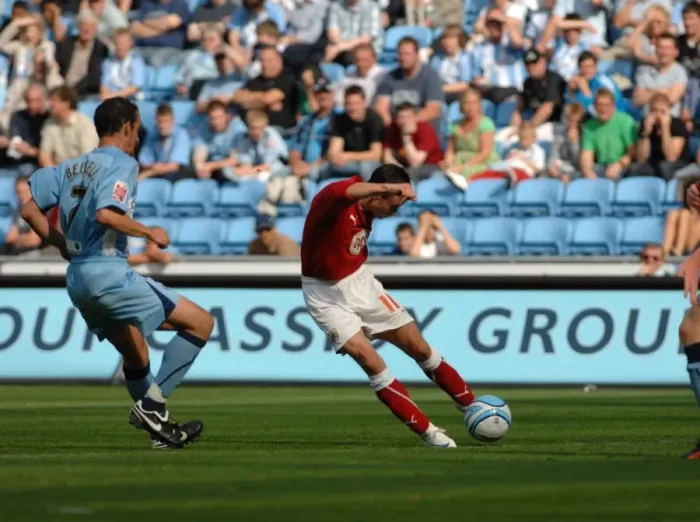 Framed Print : A Football Rivalry: Coventry City vs. Bristol City - Season 08-09: The Clash Between Two Rivals