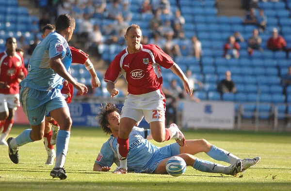 Football Rivalry: Lee Trundle in Action - Coventry City vs. Bristol City