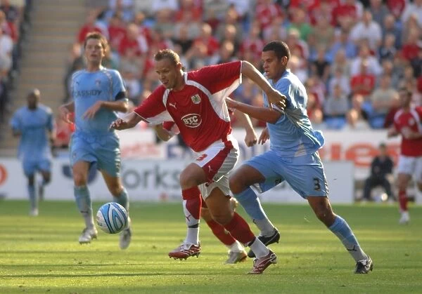 Football Rivalry: Lee Trundle's Intense Moment at Coventry City vs. Bristol City