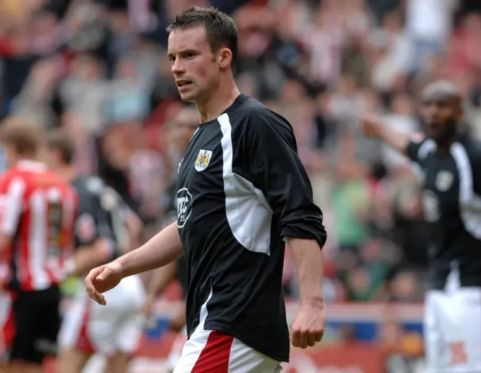 Framed Print : Football Rivalry: Michael McIndoe in Action - Sheffield United vs. Bristol City Framed Print : Football Rivalry: Michael McIndoe in Action - Sheffield United vs. Bristol City