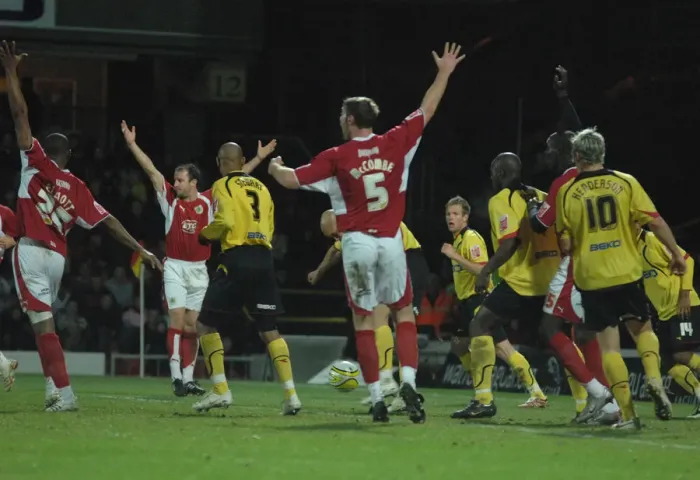 Framed Print : A Football Rivalry: Watford vs. Bristol City - Season 07-08 Framed Print : A Football Rivalry: Watford vs. Bristol City - Season 07-08