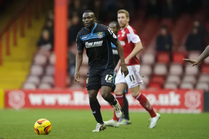 Framed Print : Francois Zoko in Action: Bristol City vs Stevenage, Sky Bet League One