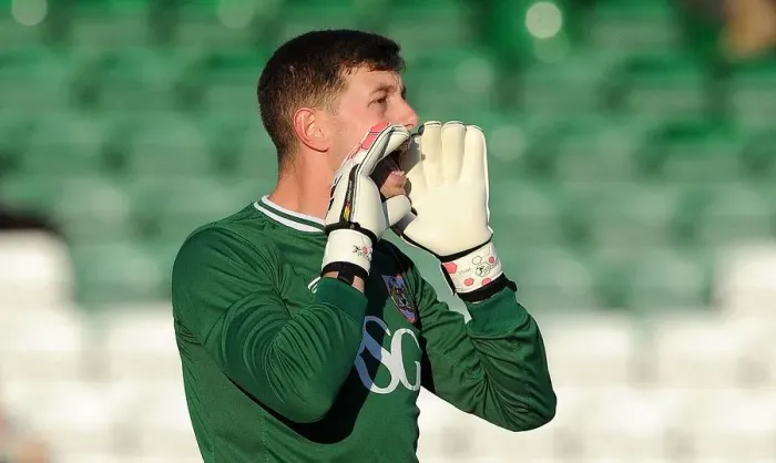 Framed Print : Frank Fielding of Bristol City in Action at Huish Park, 2015