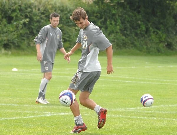 Frankie Artus in Action: Training with Bristol City FC (07-08)
