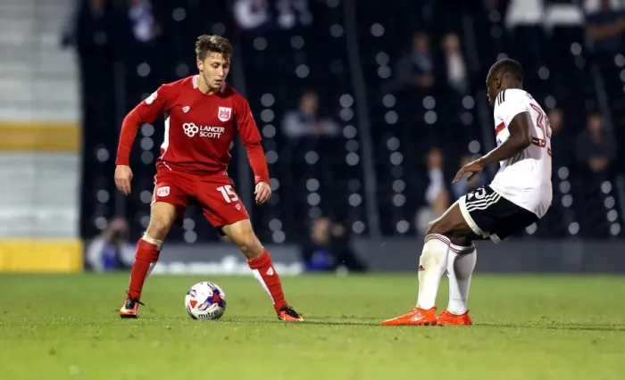 Framed Print : Freeman vs Adeniran: Battle at Craven Cottage - Fulham vs Bristol City EFL Cup Clash Framed Print : Freeman vs Adeniran: Battle at Craven Cottage - Fulham vs Bristol City EFL Cup Clash