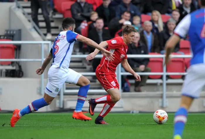 Framed Print : Freeman vs. Williams: A Clash of Former Teammates in Bristol City vs. Blackburn Rovers