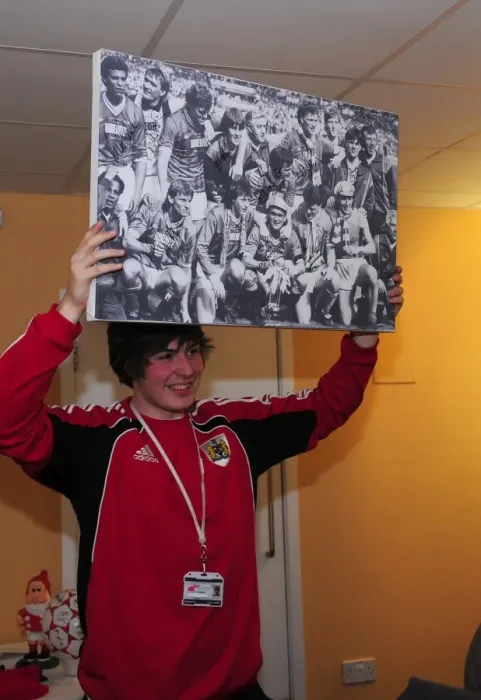 Framed Print : Freight Rover Trophy Reunion: Celebrating Bristol City's Glory from Season 10-11 Framed Print : Freight Rover Trophy Reunion: Celebrating Bristol City's Glory from Season 10-11