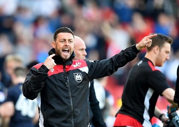 Frustrated Coach Jamie McAllister of Bristol City During Match Against Barnsley, 2017