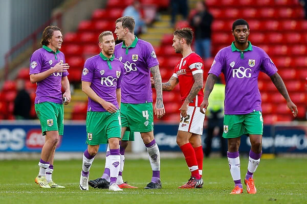 Frustrated Faces: Wagstaff and Little After 2-2 Draw Between Barnsley and Bristol City