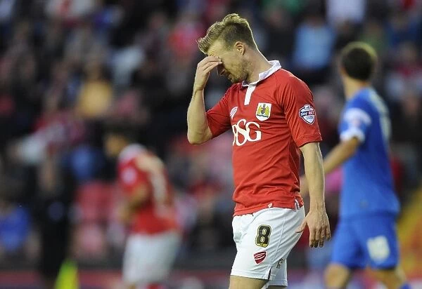 Frustrated Wade Elliott of Bristol City During Leyton Orient Clash, Sky Bet League One 2014