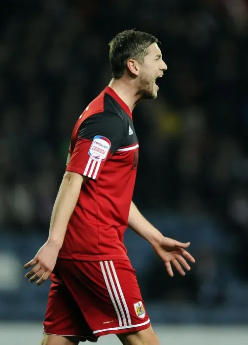 Framed Print : Frustration on the Field: Steven Davies Emotional Moment at Ewood Park during Blackburn Rovers vs. Bristol City (FA Cup, 2013) Framed Print : Frustration on the Field: Steven Davies Emotional Moment at Ewood Park during Blackburn Rovers vs. Bristol City (FA Cup, 2013)