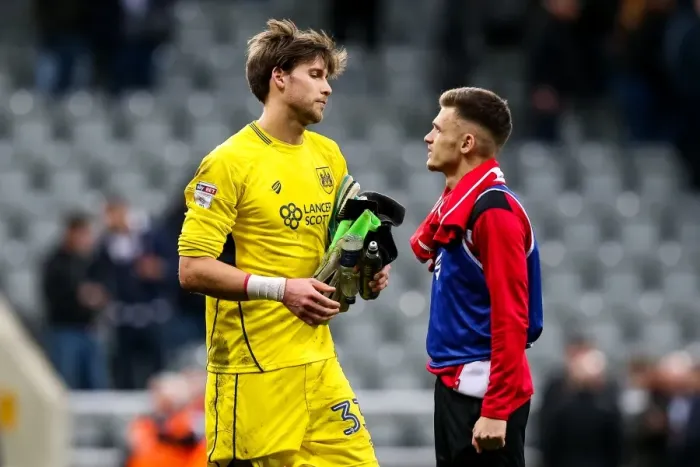 Framed Print : Frustration for Giefer as Newcastle Rallies Back from 0-2 Deficit vs. Bristol City