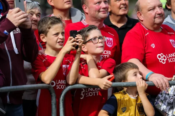Framed Print : Fulham vs. Bristol City: Passionate Fans at Craven Cottage, EFL Championship (2016)