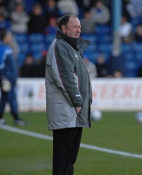 Gary Johnson 2. Manager Gary Johnson watches on from the technical area