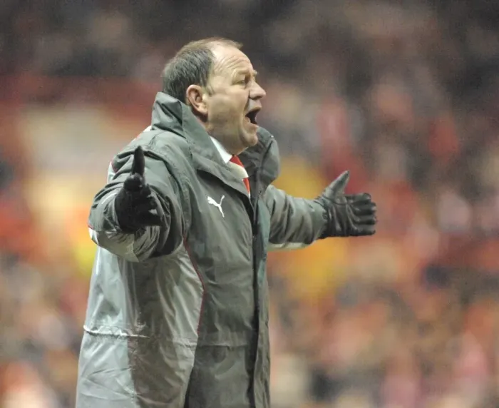Framed Print : Gary Johnson in Action: Bristol City vs. Crystal Palace Framed Print : Gary Johnson in Action: Bristol City vs. Crystal Palace