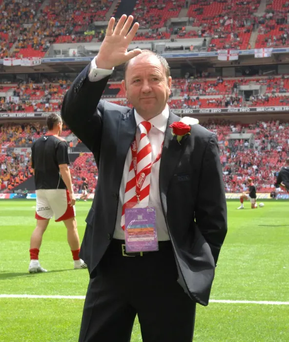 Framed Print : Gary Johnson Celebrating Promotion: Bristol City Play-Off Final Win Framed Print : Gary Johnson Celebrating Promotion: Bristol City Play-Off Final Win