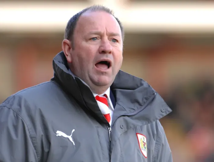Framed Print : Gary Johnson in the Heat of Bristol City vs. Wolverhampton Wanderers Rivalry