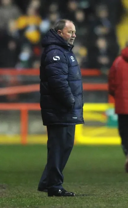 Framed Print : Gary Johnson's Disappointment: Bristol City v Yeovil Town, 26th December 2014