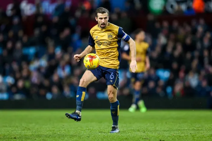 Framed Print : Gary O'Neil in Action: Aston Villa vs. Bristol City, Sky Bet EFL Championship (February 2017)