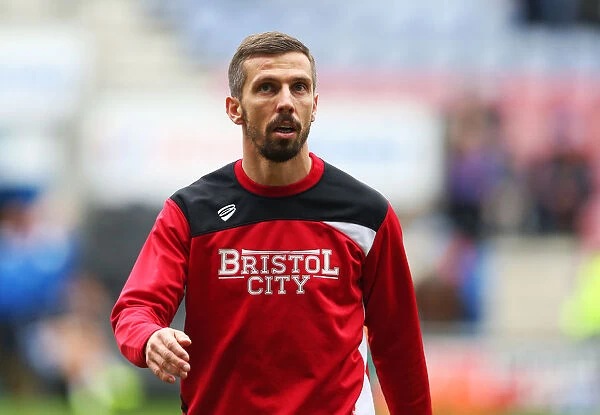 Gary O'Neil of Bristol City in Action Against Wigan Athletic, Sky Bet Championship, 11 March 2017