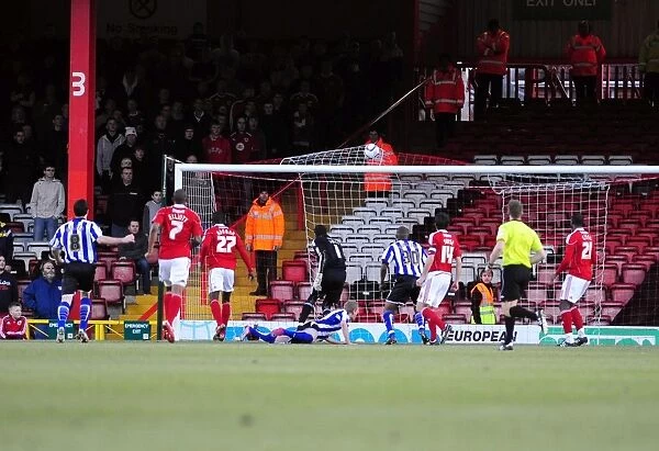 Gary Teale Scores Opening Goal: Bristol City vs. Sheffield Wednesday, FA Cup, Ashton Gate Stadium (08 / 01 / 2011)