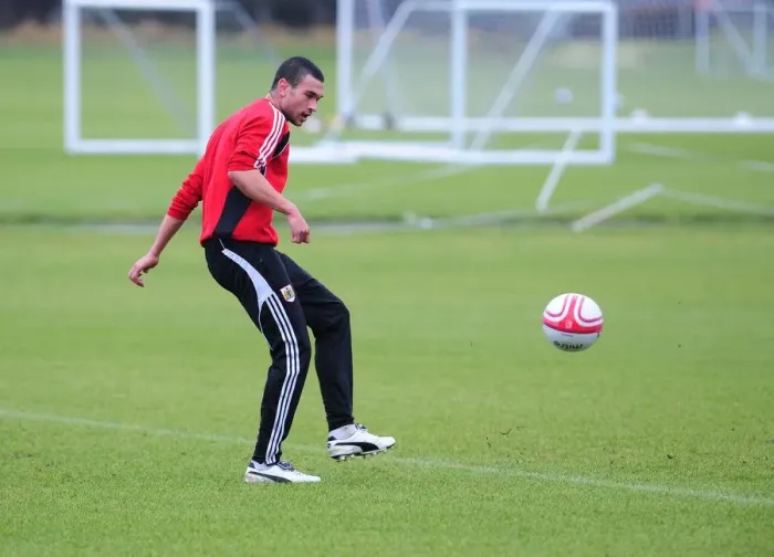 Framed Print : Gearing Up: Bristol City First Team Training, January 2011